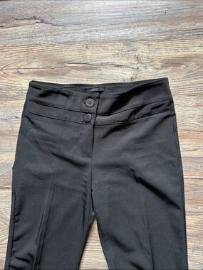 Limite Double Button Waist Dress Pants, Black, small